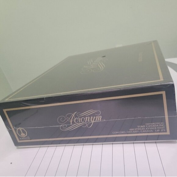 Vintage RARE Sealed 1985 Acronym Board Game By Tomy Canadian Collectible - Picture 3 of 8